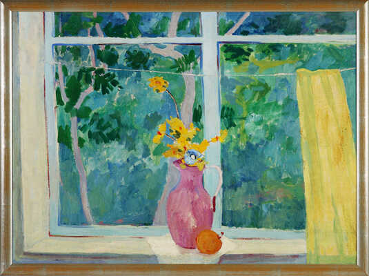 Аникеенок Алексей Авдеевич. Окно на академической даче